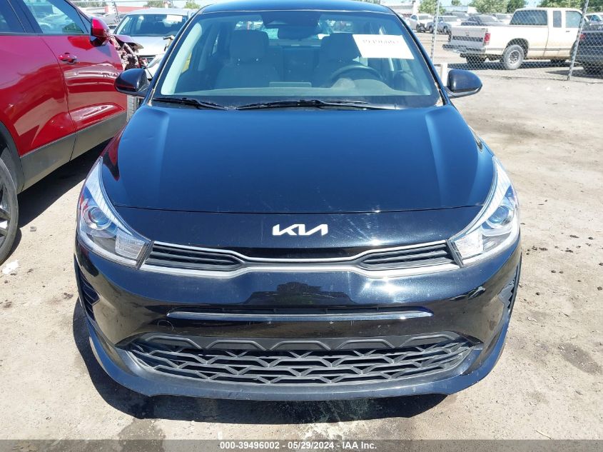 2022 Kia Rio S VIN: 3KPA24AD2NE495162 Lot: 39496002