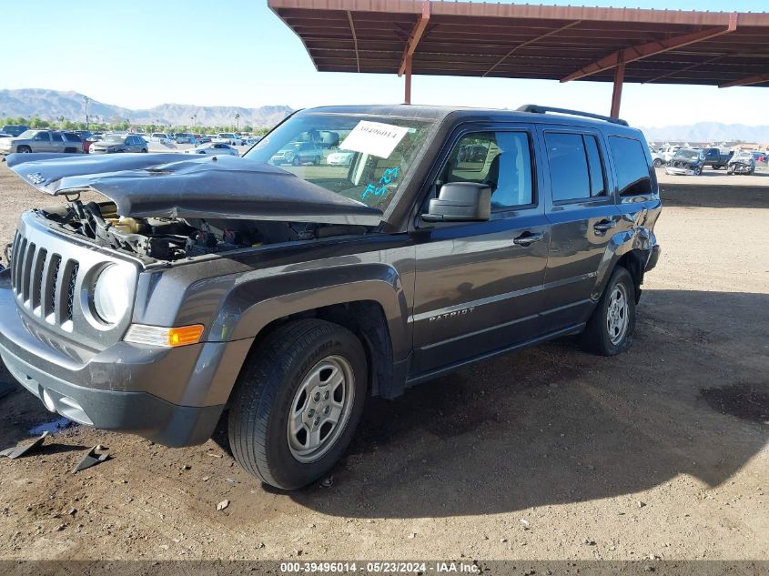 2016 Jeep Patriot Sport VIN: 1C4NJPBA8GD669265 Lot: 39496014