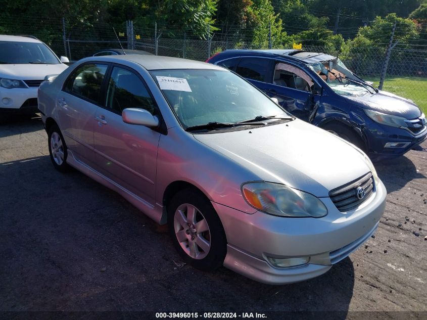 2003 Toyota Corolla S VIN: 1NXBR32E43Z117985 Lot: 39496015