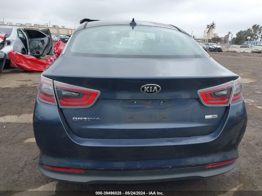 2015 Kia Optima Hybrid VIN: KNAGM4AD3F5080267 Lot: 39496028