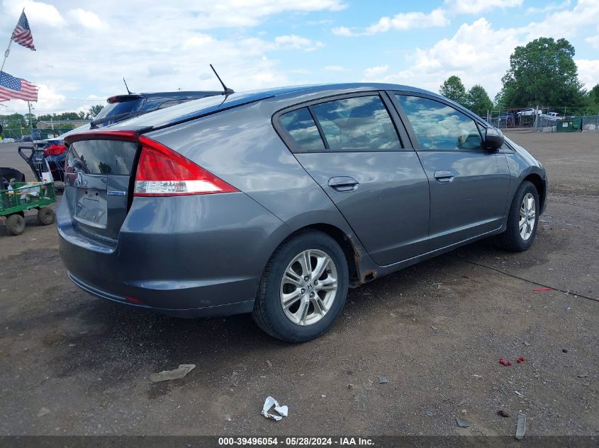 2010 Honda Insight Ex VIN: JHMZE2H78AS012617 Lot: 39496054