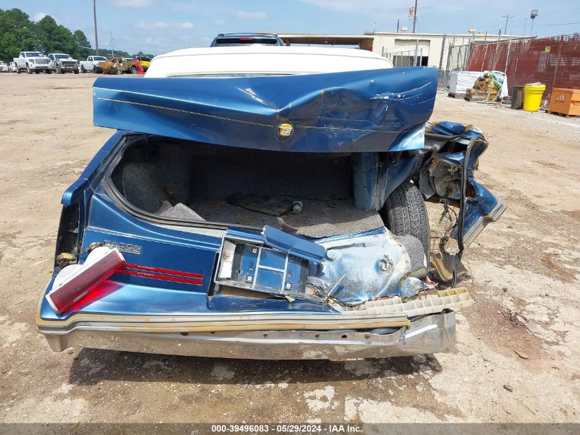 1988 Cadillac Deville VIN: 1G6CD1159J4254692 Lot: 39496083