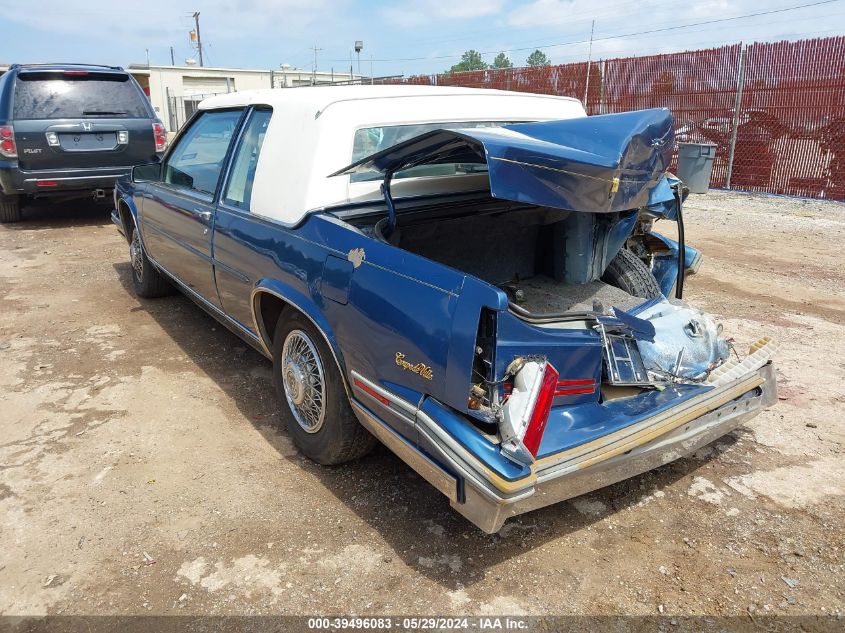 1988 Cadillac Deville VIN: 1G6CD1159J4254692 Lot: 39496083