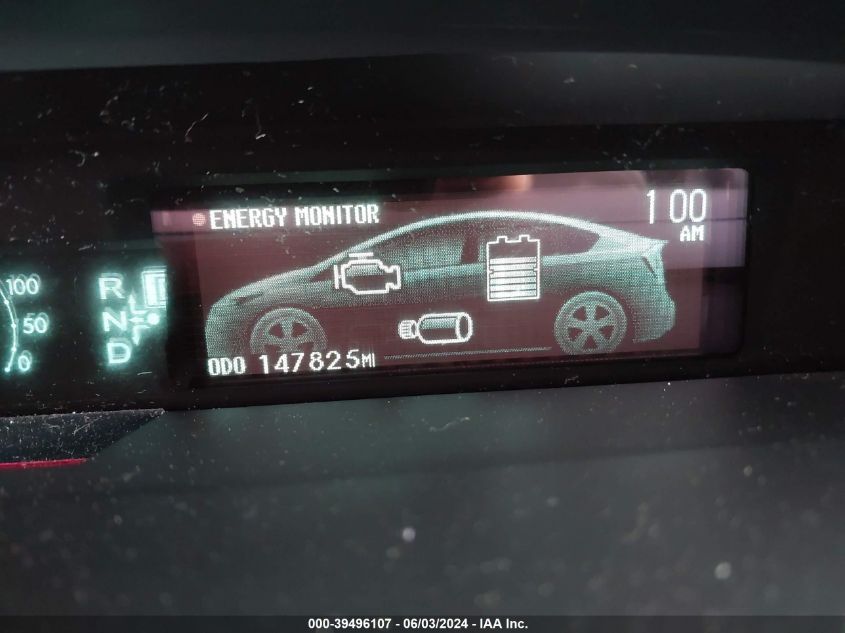 2012 Toyota Prius Two VIN: JTDKN3DUXC5383154 Lot: 39496107