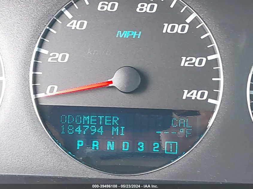 2007 Chevrolet Impala Ltz VIN: 2G1WU58RX79198643 Lot: 39496108