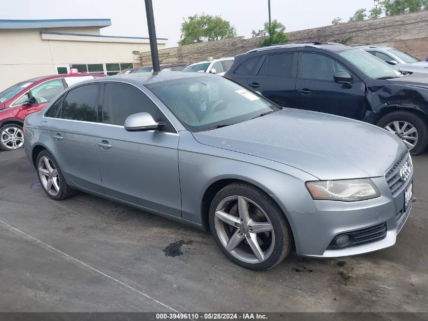 2009 Audi A4 2.0T Premium VIN: WAUMF78K79N043892 Lot: 39496110