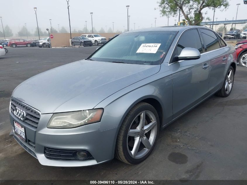 2009 Audi A4 2.0T Premium VIN: WAUMF78K79N043892 Lot: 39496110