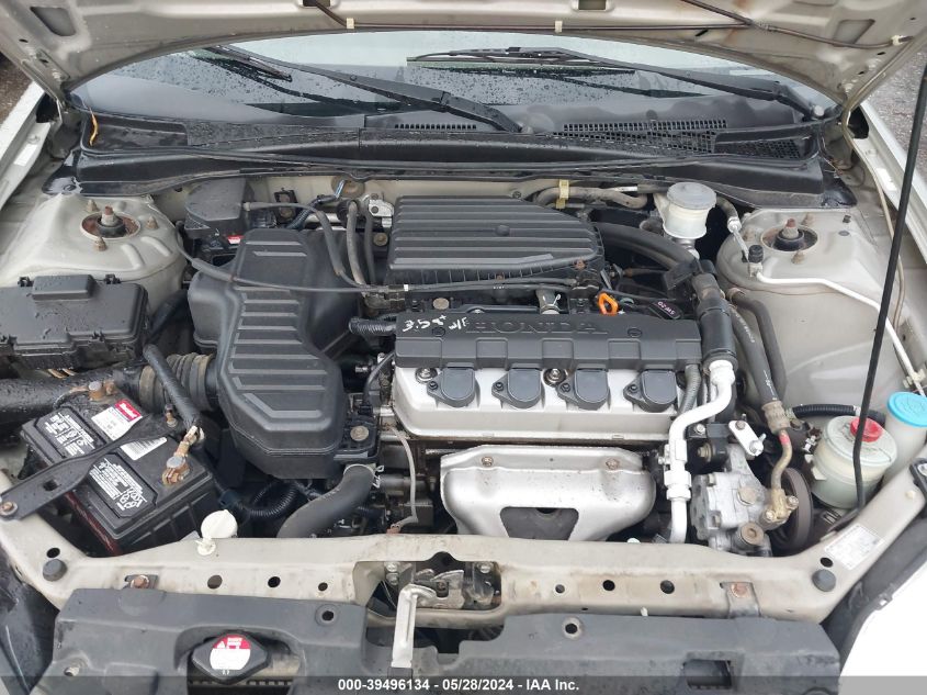 2003 Honda Civic Lx VIN: 2HGES16573H597951 Lot: 39496134