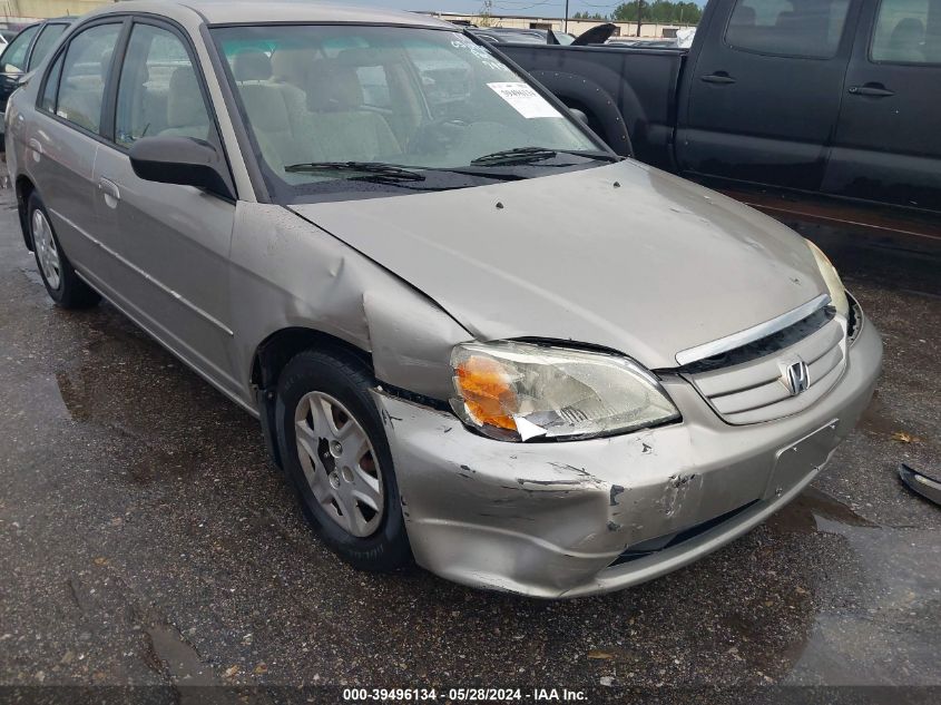 2003 Honda Civic Lx VIN: 2HGES16573H597951 Lot: 39496134