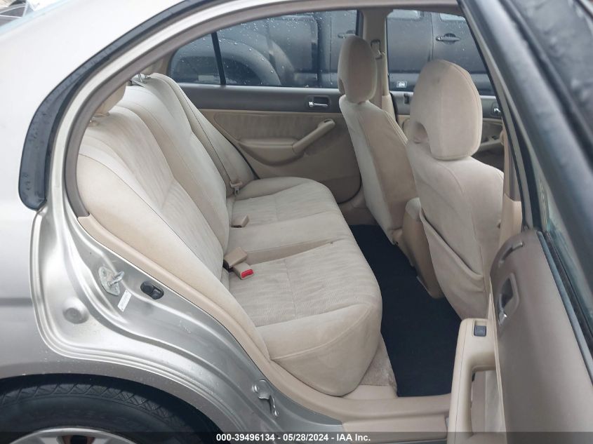 2003 Honda Civic Lx VIN: 2HGES16573H597951 Lot: 39496134