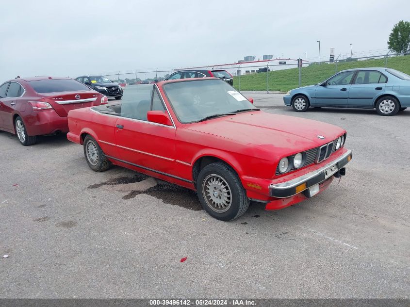 1989 BMW 325 I Automatic VIN: WBABB2306K8863266 Lot: 39496142