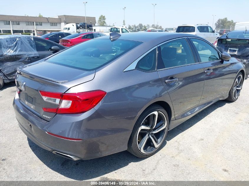 2019 Honda Accord Sport VIN: 1HGCV1F32KA004121 Lot: 39496149