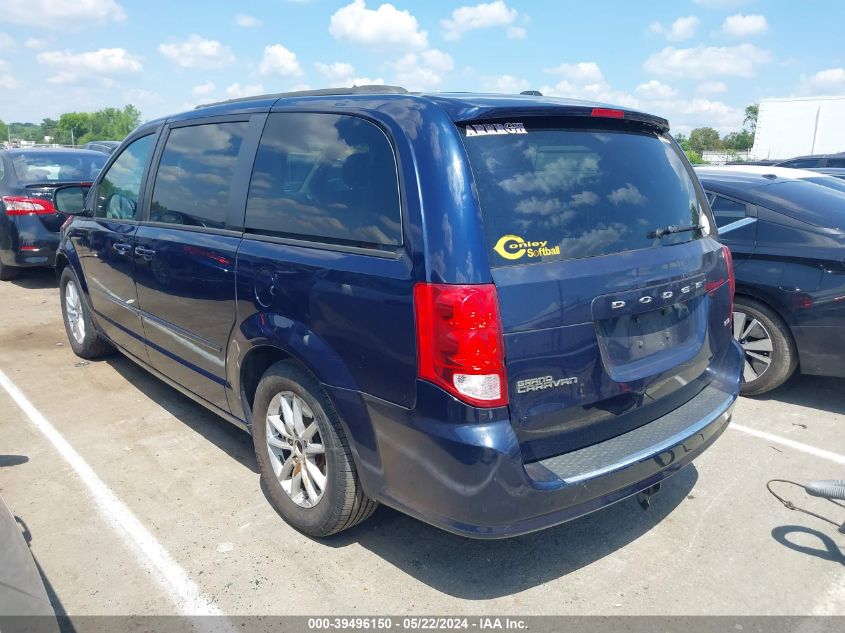 2014 Dodge Grand Caravan Sxt VIN: 2C4RDGCG2ER203255 Lot: 39496150