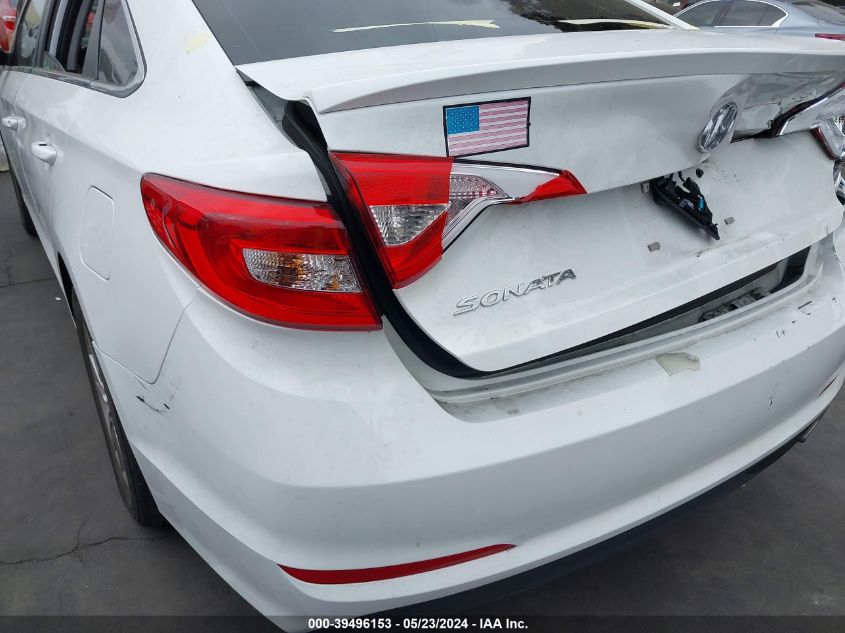2017 Hyundai Sonata Se VIN: 5NPE24AF2HH575726 Lot: 39496153
