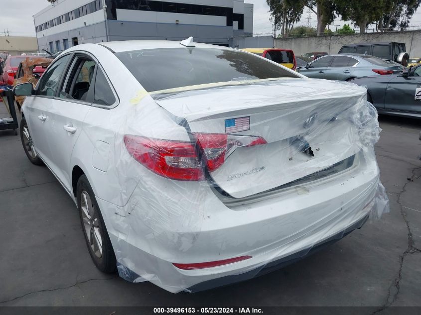 2017 Hyundai Sonata Se VIN: 5NPE24AF2HH575726 Lot: 39496153