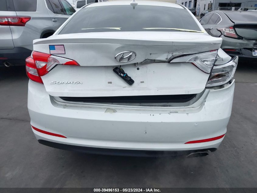 2017 Hyundai Sonata Se VIN: 5NPE24AF2HH575726 Lot: 39496153