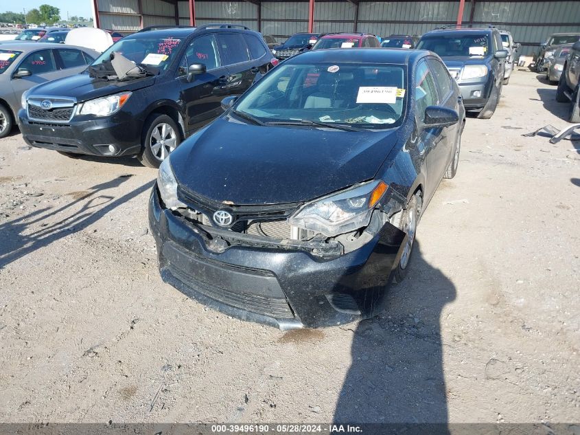 2014 Toyota Corolla L VIN: 2T1BURHE2EC158600 Lot: 39496190