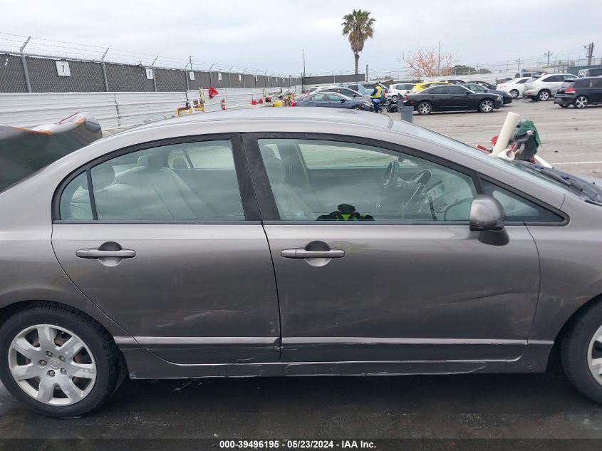 2009 Honda Civic Lx VIN: 1HGFA16569L027538 Lot: 39496195