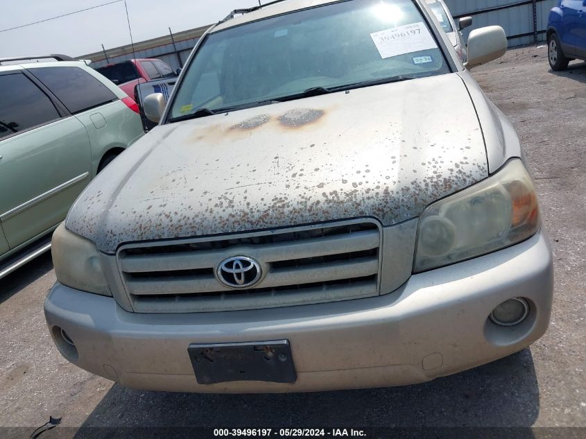 2007 Toyota Highlander VIN: JTEGD21A970169106 Lot: 39496197