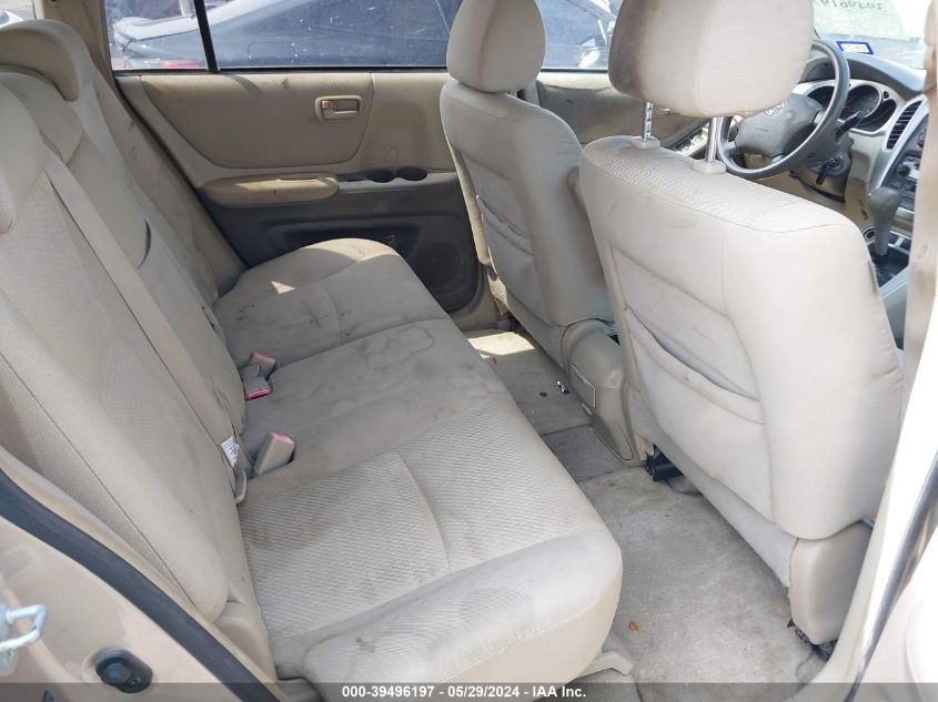 2007 Toyota Highlander VIN: JTEGD21A970169106 Lot: 39496197