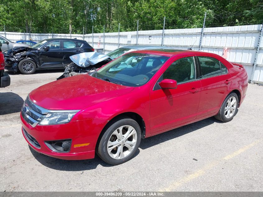 2012 Ford Fusion Se VIN: 3FAHP0HA8CR354306 Lot: 39496209