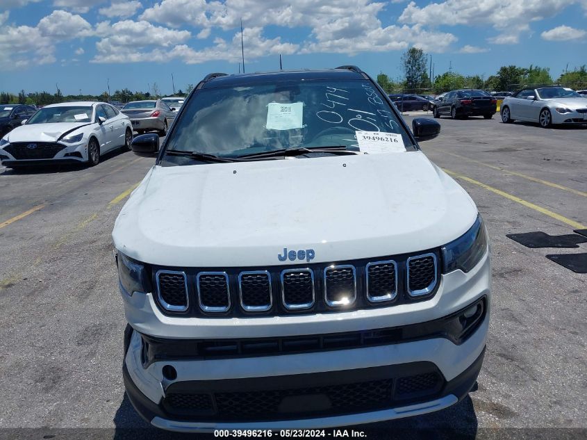 2023 Jeep Compass Limited 4X4 VIN: 3C4NJDCN6PT560474 Lot: 39496216