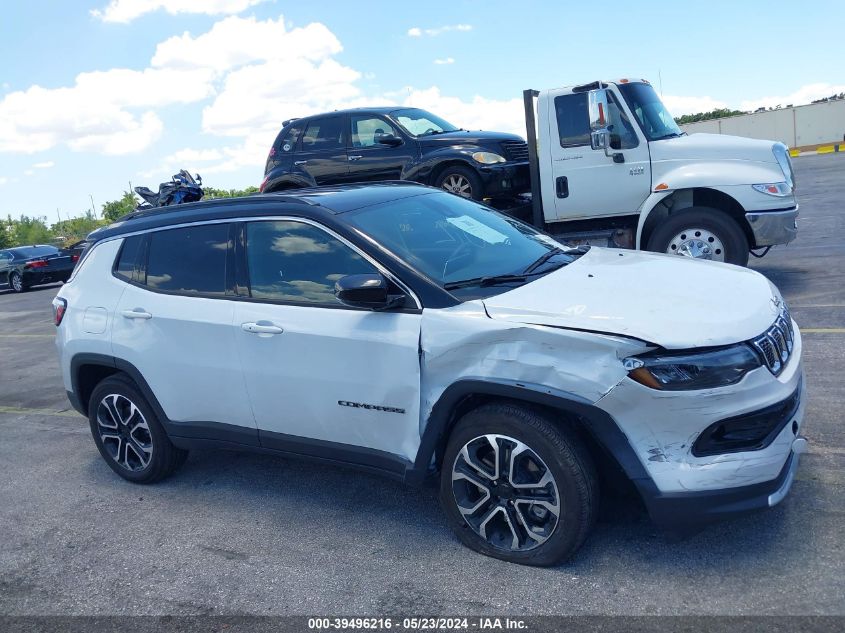 2023 Jeep Compass Limited 4X4 VIN: 3C4NJDCN6PT560474 Lot: 39496216