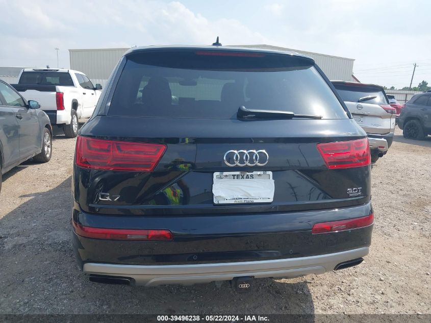 2017 Audi Q7 3.0T Premium VIN: WA1VAAF72HD036980 Lot: 39496238