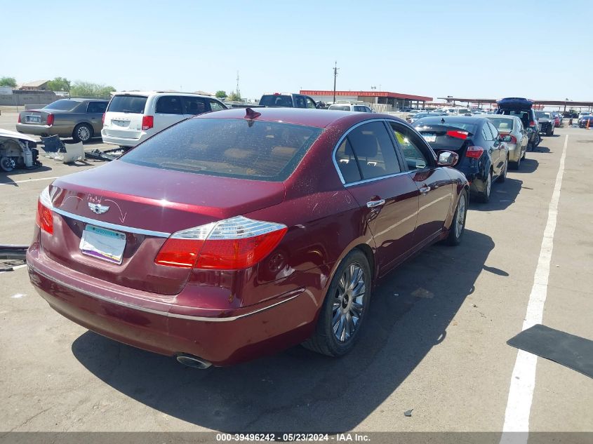 2009 Hyundai Genesis 3.8 VIN: KMHGC46E59U040852 Lot: 39496242