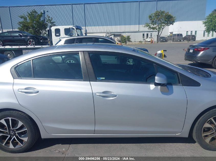 2013 Honda Civic Ex VIN: 19XFB2F85DE278581 Lot: 39496256