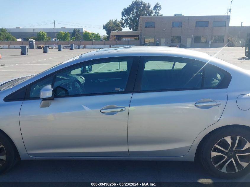 2013 Honda Civic Ex VIN: 19XFB2F85DE278581 Lot: 39496256