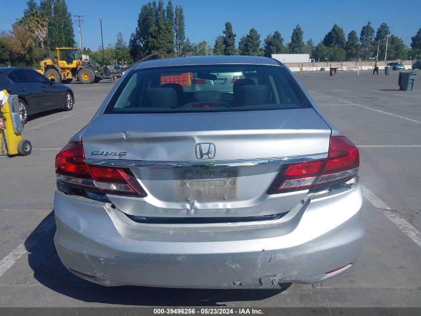 2013 Honda Civic Ex VIN: 19XFB2F85DE278581 Lot: 39496256