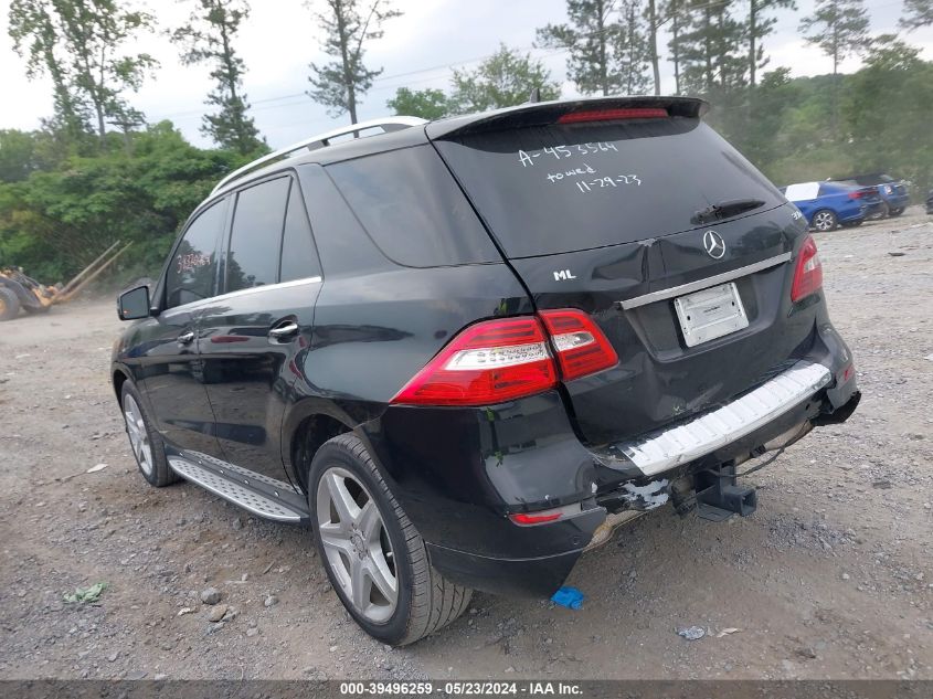 2015 Mercedes-Benz Ml 350 VIN: 4JGDA5JB4FA453564 Lot: 39496259