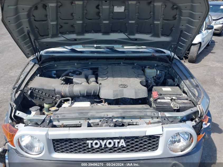 2010 Toyota Fj Cruiser VIN: JTEBU4BF1AK071800 Lot: 39496270