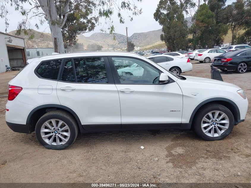 VIN 5UXWX9C50H0T01833 2017 BMW X3 XDRIVE28I