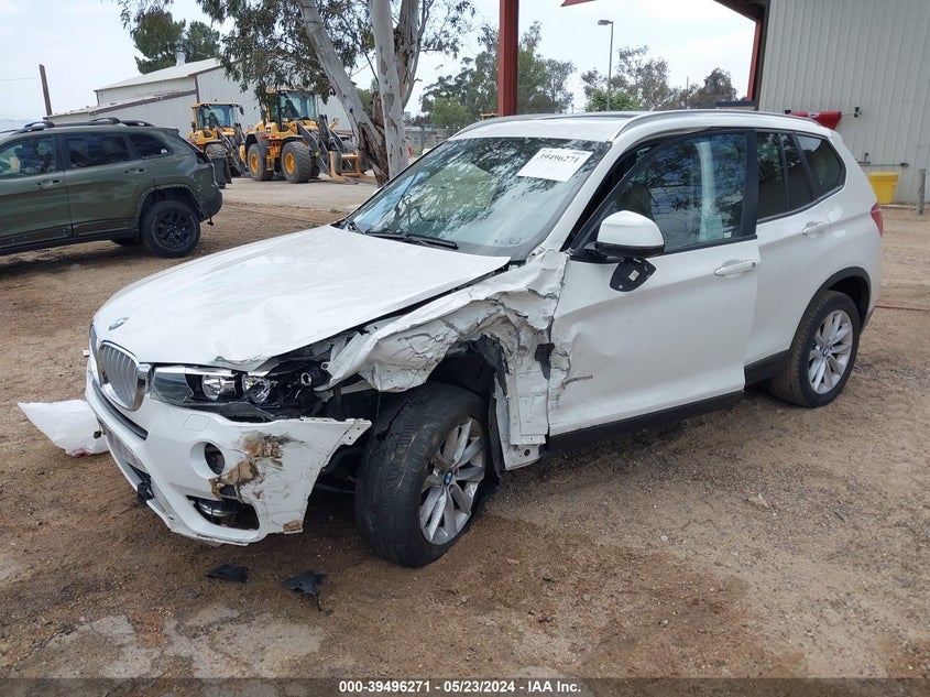 VIN 5UXWX9C50H0T01833 2017 BMW X3 XDRIVE28I