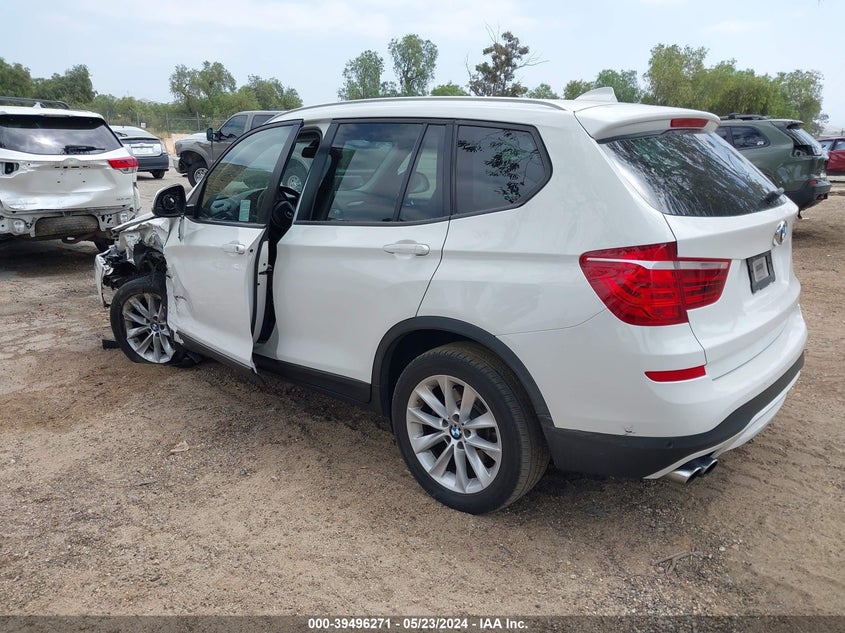 VIN 5UXWX9C50H0T01833 2017 BMW X3 XDRIVE28I