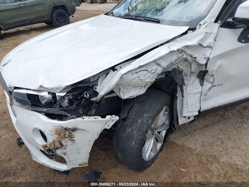 VIN 5UXWX9C50H0T01833 2017 BMW X3 XDRIVE28I
