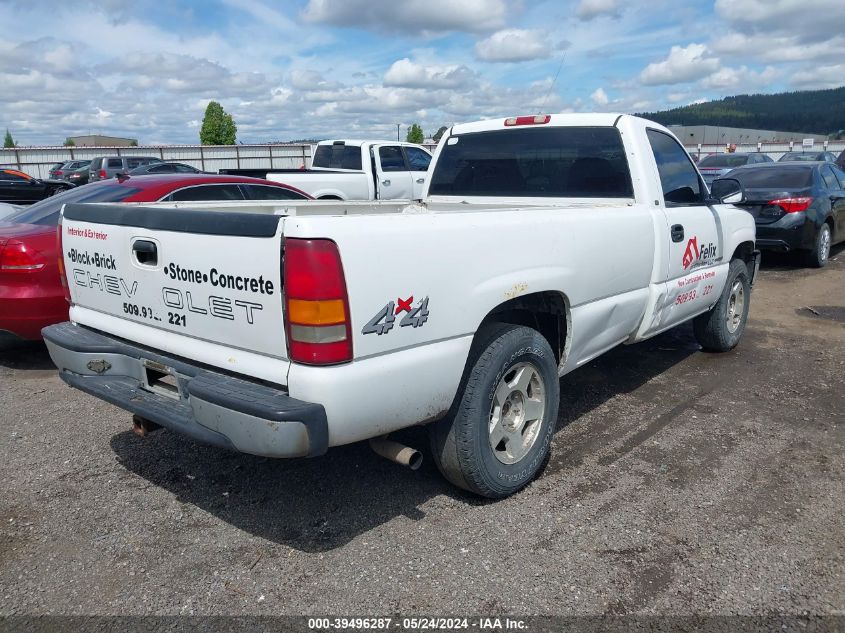 1999 Chevrolet Silverado 1500 VIN: 1GCEC14W9XE124198 Lot: 39496287