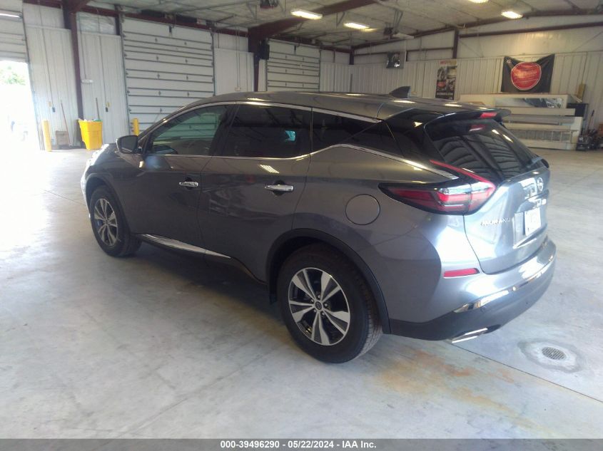 2023 Nissan Murano S Intelligent Awd VIN: 5N1AZ2AS2PC141212 Lot: 39496290