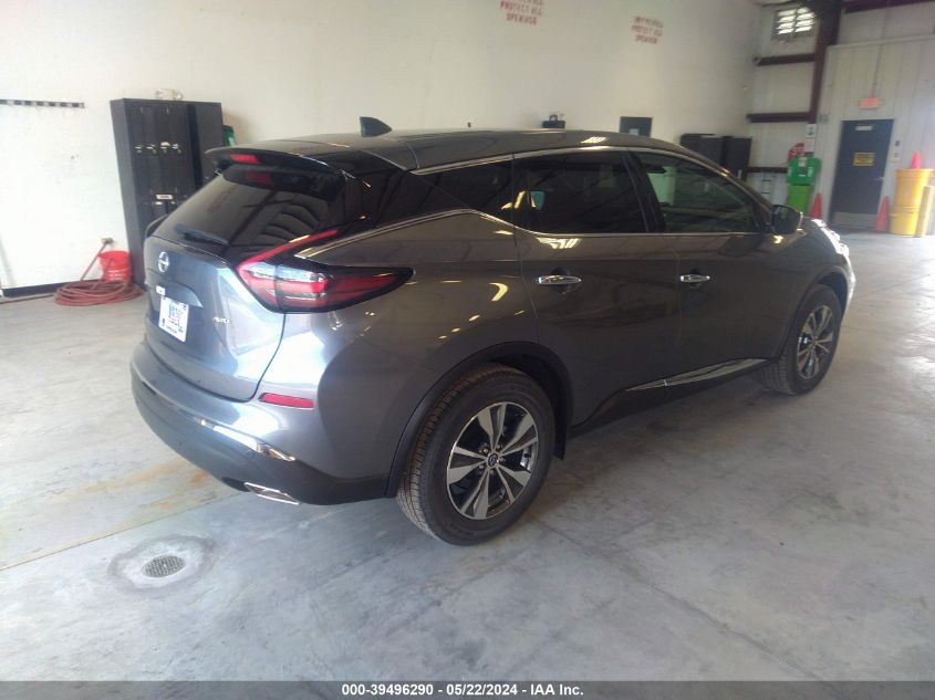 2023 Nissan Murano S Intelligent Awd VIN: 5N1AZ2AS2PC141212 Lot: 39496290