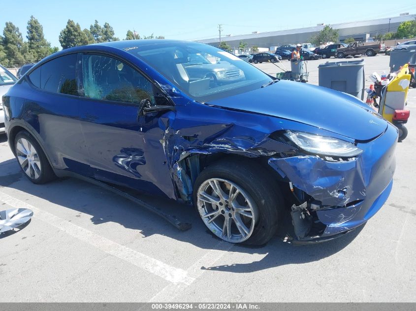 2021 Tesla Model Y Long Range Dual Motor All-Wheel Drive VIN: 5YJYGDEE5MF277387 Lot: 39496294