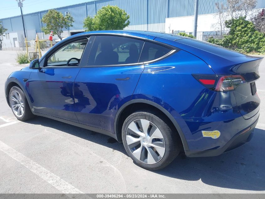 2021 Tesla Model Y Long Range Dual Motor All-Wheel Drive VIN: 5YJYGDEE5MF277387 Lot: 39496294