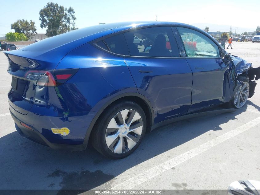 2021 Tesla Model Y Long Range Dual Motor All-Wheel Drive VIN: 5YJYGDEE5MF277387 Lot: 39496294