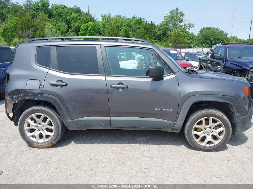 2018 Jeep Renegade Sport 4X4 VIN: ZACCJBABXJPJ22427 Lot: 39496298