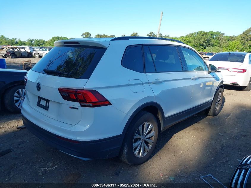 2019 Volkswagen Tiguan 2.0T S VIN: 3VV0B7AX2KM119670 Lot: 39496317