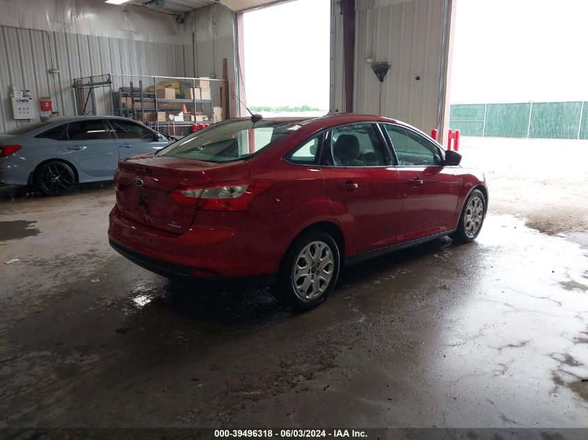 2012 Ford Focus Se VIN: 1FAHP3F22CL444157 Lot: 39496318