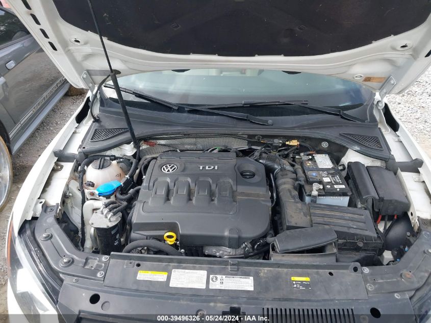 2015 Volkswagen Passat 2.0L Tdi Se VIN: 1VWBV7A35FC091816 Lot: 39496326