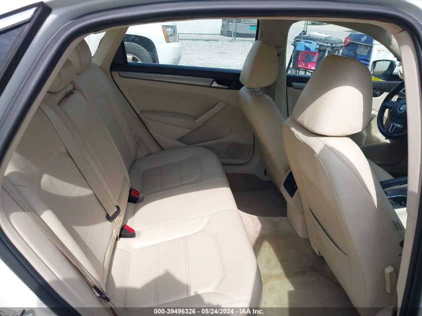 2015 Volkswagen Passat 2.0L Tdi Se VIN: 1VWBV7A35FC091816 Lot: 39496326