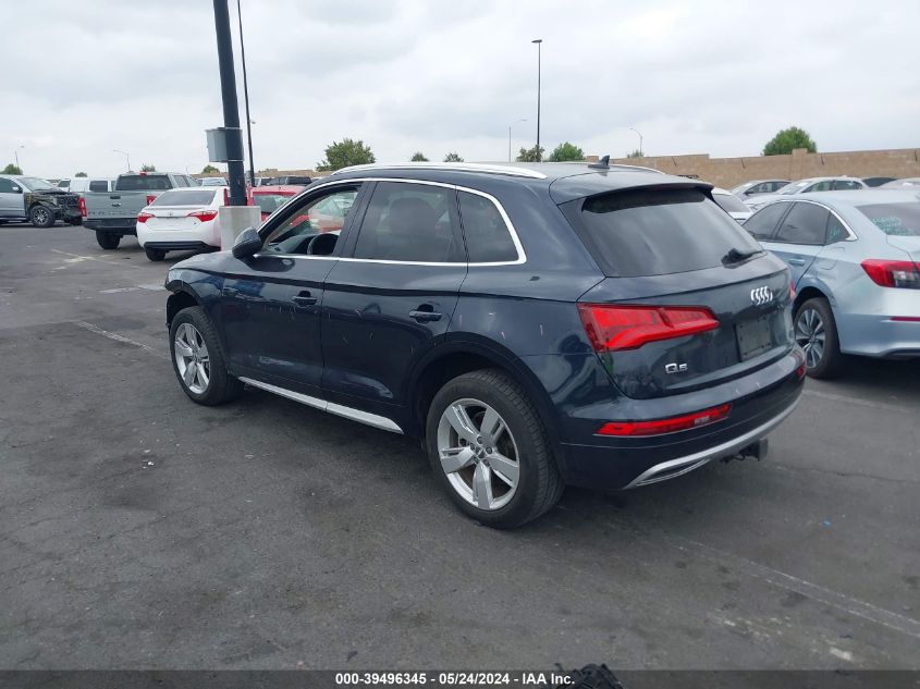 2019 Audi Q5 45 Premium VIN: WA1ANAFY0K2071287 Lot: 39496345